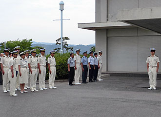 「被服点検」用意の号令