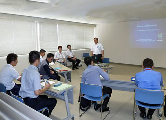 Lecture by Director of Guard & Rescue Dept. 