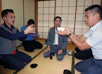 Tea ceremony was held