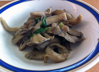 Tasty mushroom dish